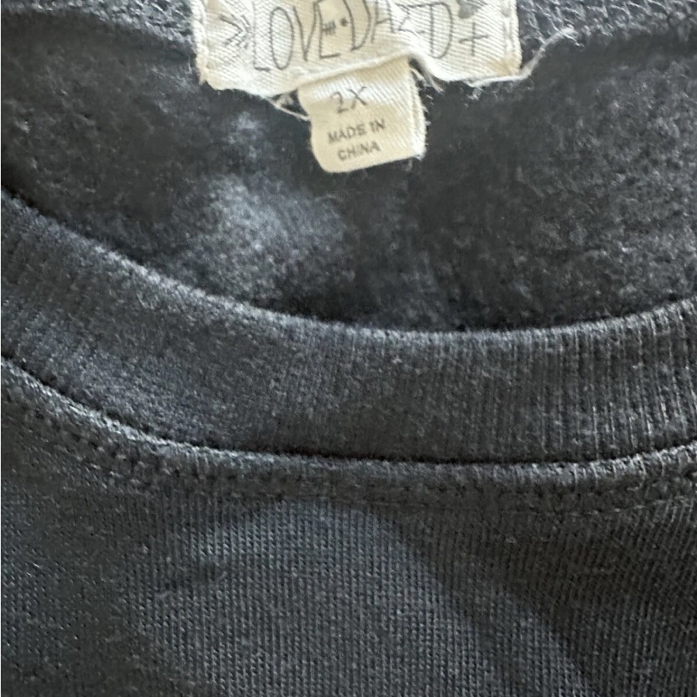 Yellowstone Black Graphic Crewneck Sweatshirt women 2XL - Picture 4 of 10